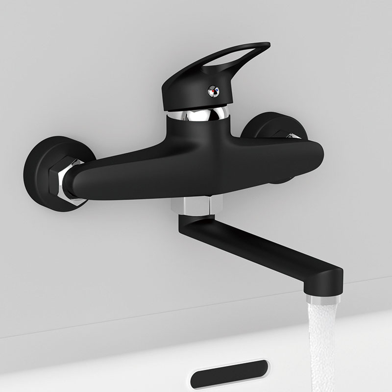 Commercial Kitchen Faucet - خلاطات صنبور المطبخ الحائط مقبض واحد