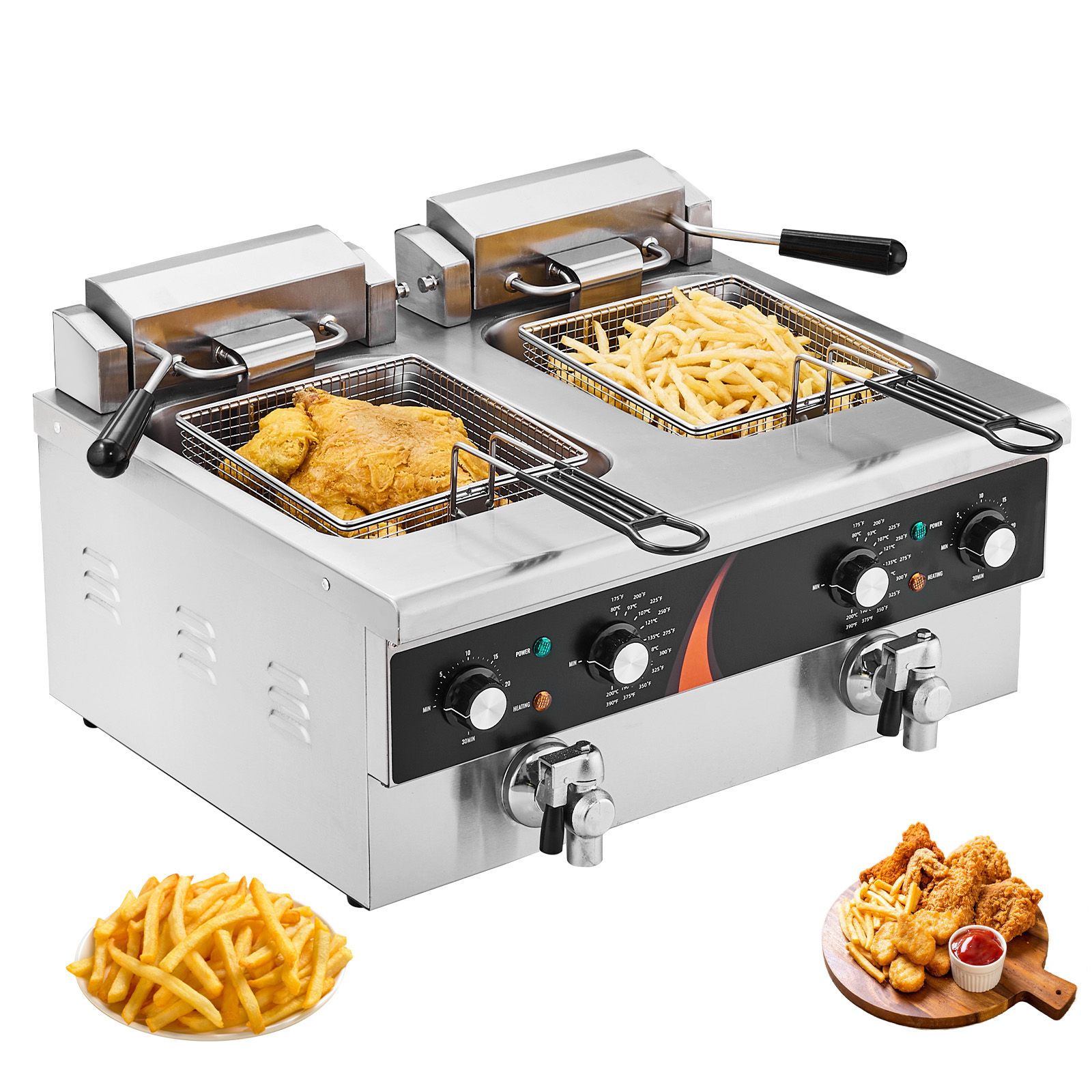 Deep Fryer Commercial - مقلاة كهربائية تجارية بقوة 3500 واط،