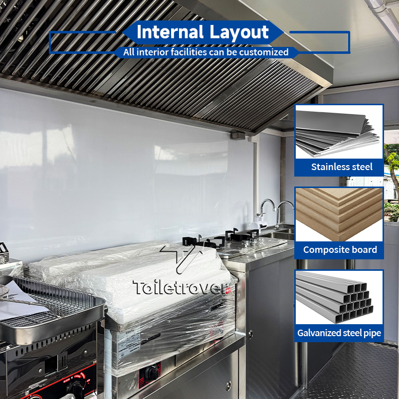 عربة طعام تجارية متنقلة لبيع ا - مراجعة Commercial Kitchen Units For Sale وسعره