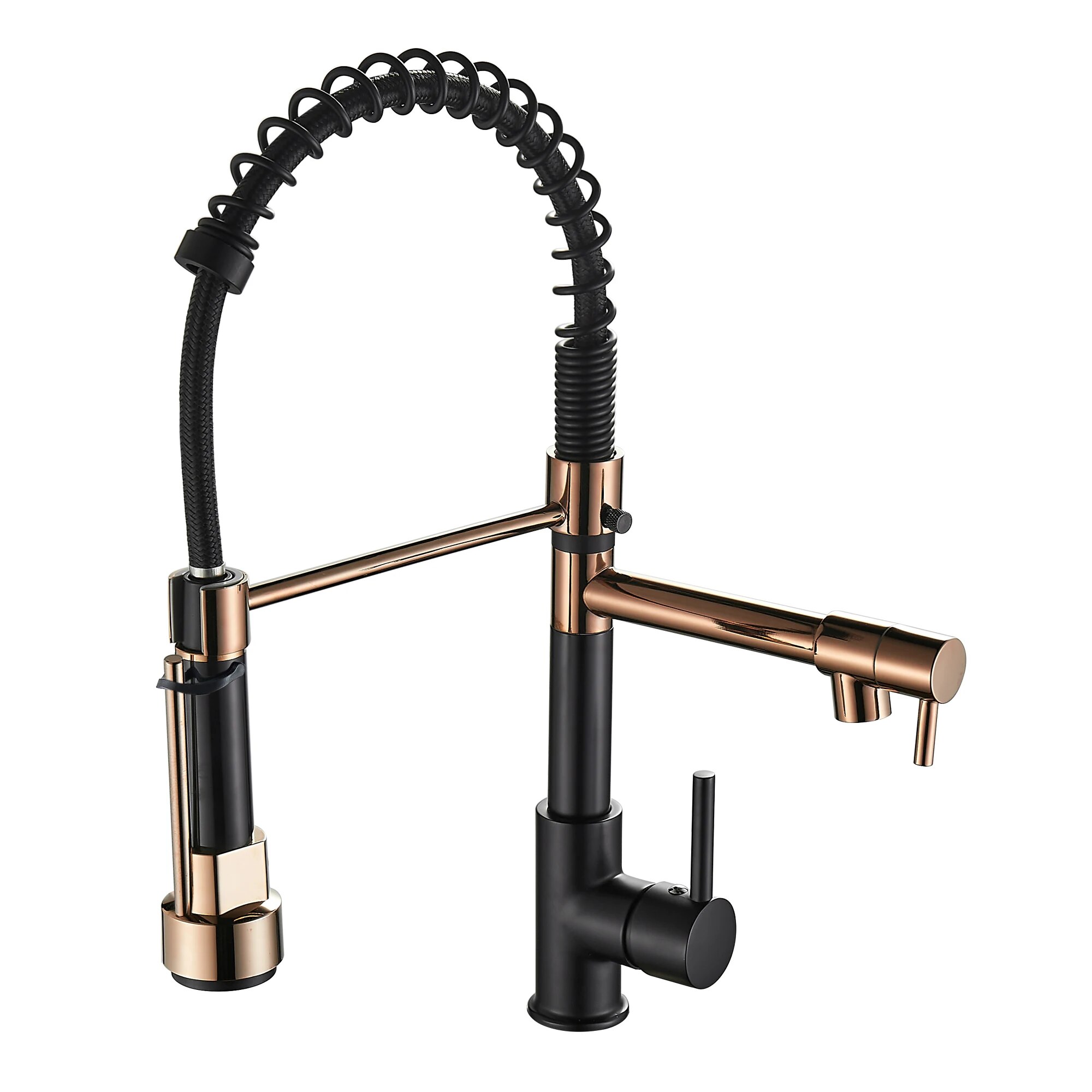 صنبور المطبخ مع بخاخ منسدل، صن - مراجعة Commercial Kitchen Faucet وسعره