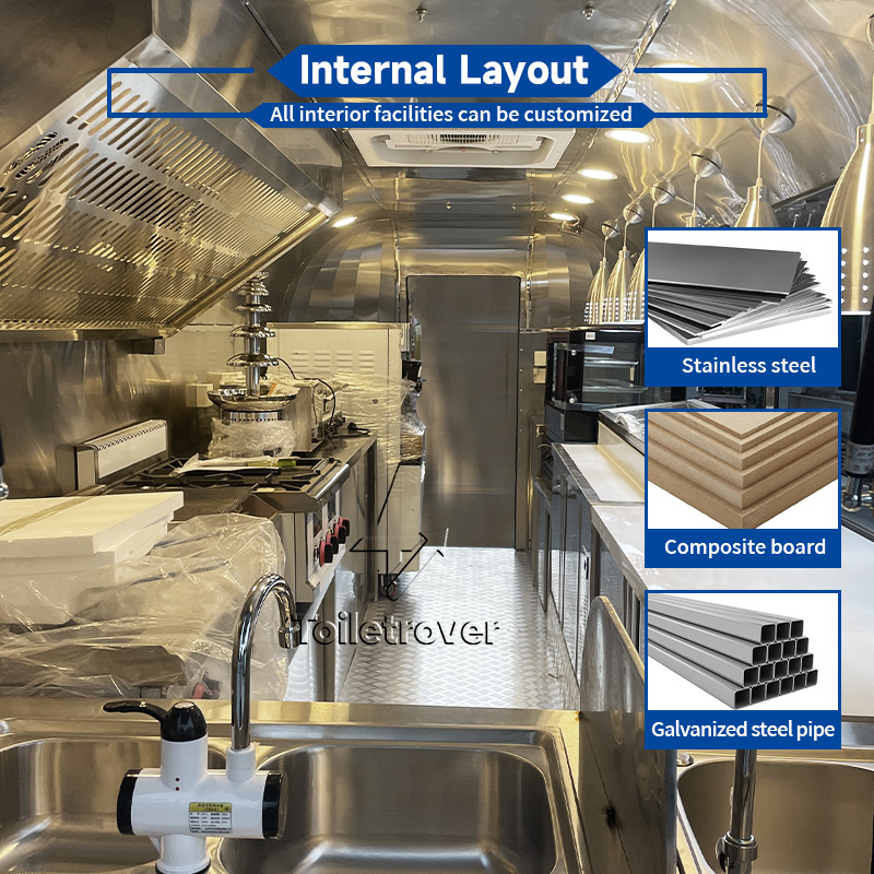 عربة طعام متنقلة للشارع مجهزة  - مراجعة Commercial Kitchen Units For Sale وسعره