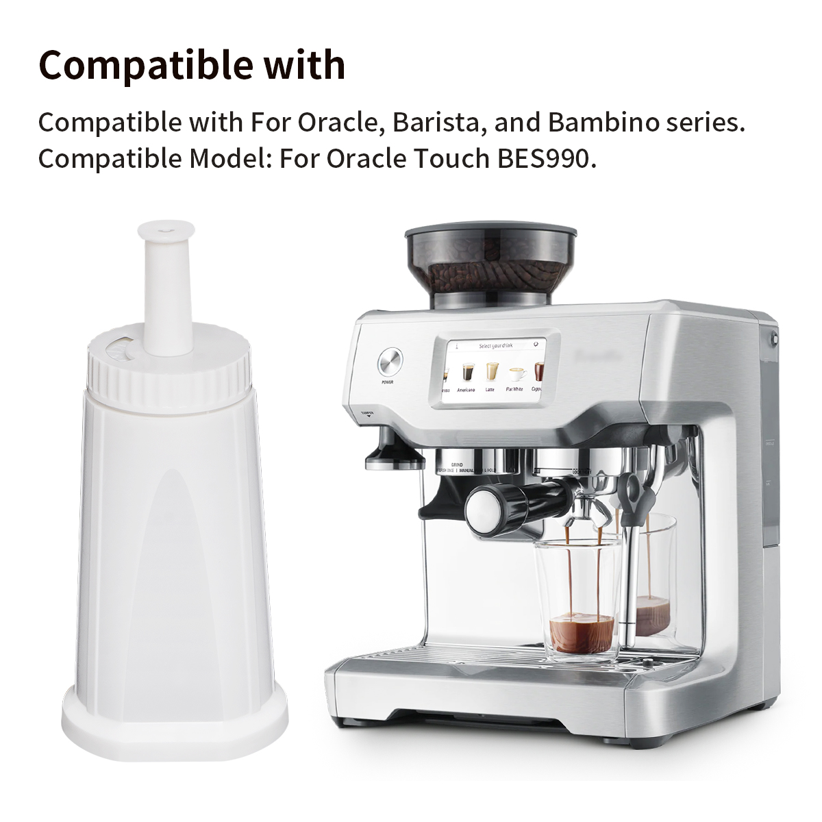 خرطوشة فلتر بديلة لماكينات إسب - مراجعة Breville Espresso Barista Touch وسعره